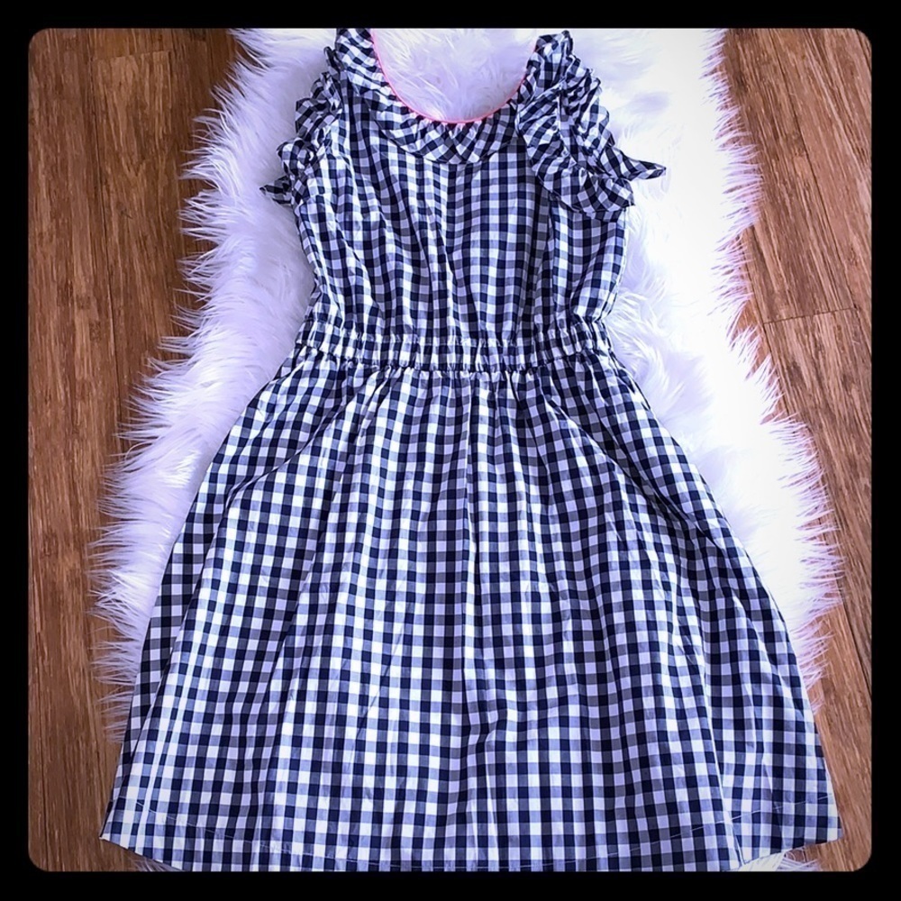 J. Crew Crewcuts Adorable Gingham Ruffle Sundress